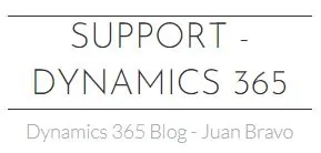 Support Dinamic 365